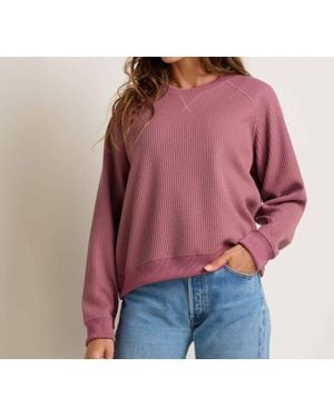 Toad & Co. Bitterroot Pullover Sweatshirt - Red