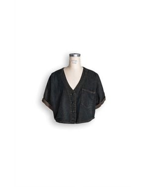 Cynthia Ashby Harper Denim Jacket - Black