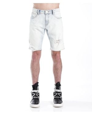HVMAN Mero Slim Short W/ Belt - White