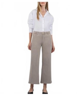Kut From The Kloth Meg High Rise Wide Leg Jeans - Gray