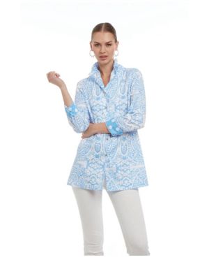 Patty Kim Elizabeth Blouse - Blue