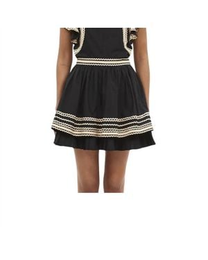 Ulla Johnson Adaleigh Mini Skirt - Black