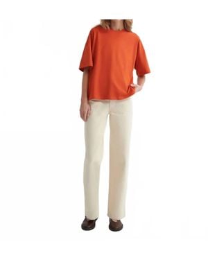 Kowtow Oversized Boxy Tee - Orange