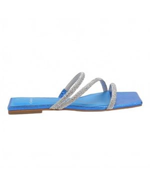 Carrano Sue Dress Flat Sandal - Blue