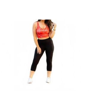 Julia Rose Cassandra Capri Pants - Black