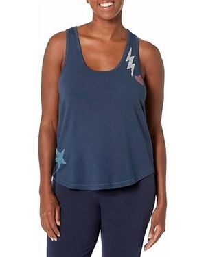 Pj Salvage Loungewear Stoney State Of Mind Tank - Blue