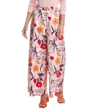 Marimekko Kohti Perenna Wide Leg Pants - Red