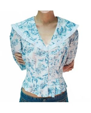 BATSHEVA Nelson Blouse - Blue
