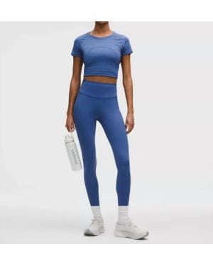 lululemon Fast And Free High-Rise Tight Pants - Blue