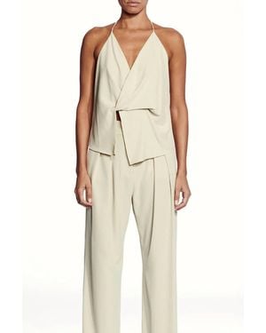 The Sei Crepe Cami Twist Top - Natural
