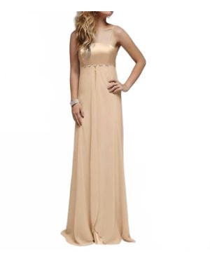 Milano Formals Silken Symphony Gown - Natural