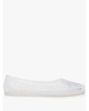 Ancient Greek Sandals Iro Jelly Flats - White
