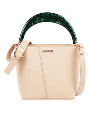 Jason Wu Small Smooth Pu Tote With Acrylic Top Handle - Natural