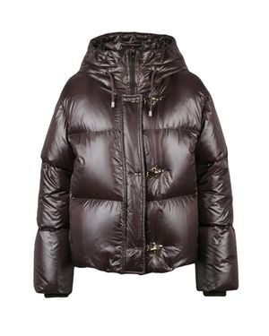 Fay Polyamide Toggle Down Jacket - Black