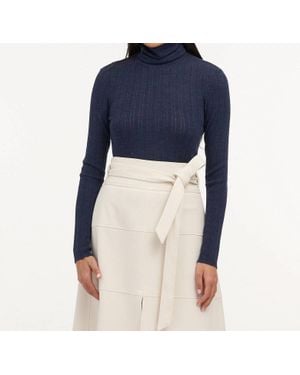 Tanya Taylor Kayden Knit Top - Blue