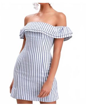 Lulus Seaside Skipper Mini Dress - Blue