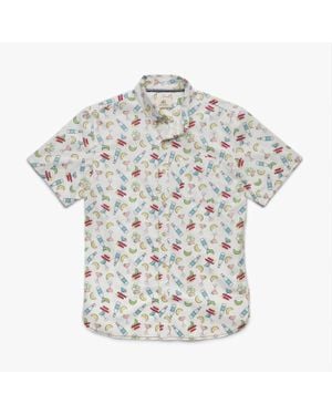Surfside Supply Joey Cocktail Printed Shirt - Natural