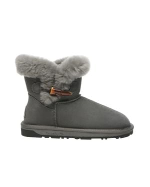 EverAu Australia Robin Horn Toggle Button Mini Boots - Gray