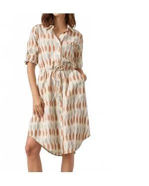 Lilla P Midi Shirt Dress - Natural