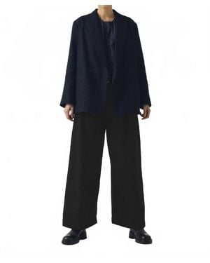 Toast Wool Double Breasted Jacket - Blue