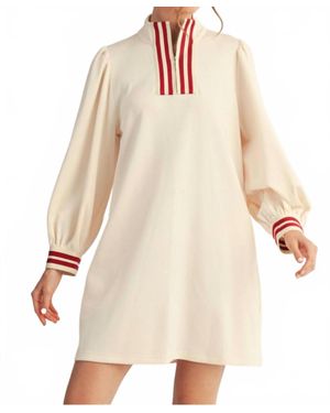 Jodifil Casual Mini Dress - Natural