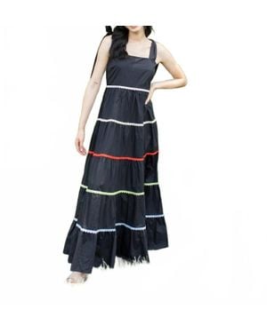 Sugarlips Beauty Tiered Maxi Dress - Blue