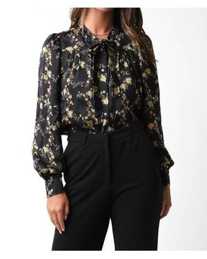 Olivaceous Marjorie Top - Black