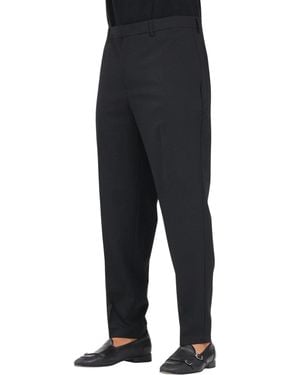 ARMANI EXCHANGE Tailored Wool-Blend Formal Pants - Black