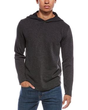 Vince Flat Back Hoodie - Gray