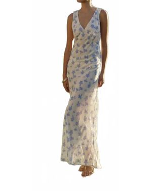 Especia Ainaloa Long Sleeveless Dress - White