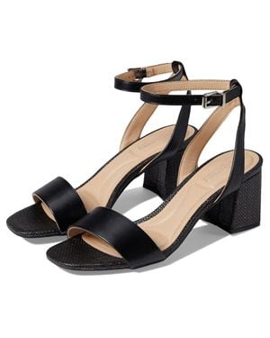 Cl By Laundry Beauties Sandals 5.5 Ankle Strap Block Heel Zpo3180 - Black