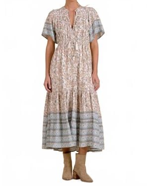 Elan Collins Midi Dress - White