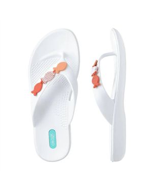 Oka-B Bodie Flip Flops - White