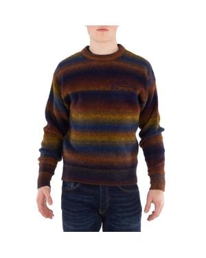 Aries Boucle Space Knit Sweater - Blue