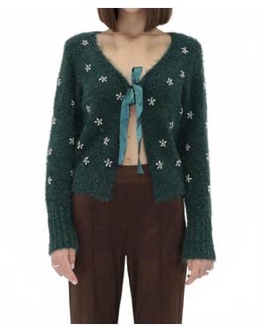 Another Love Serafina Tie Cardigan - Green