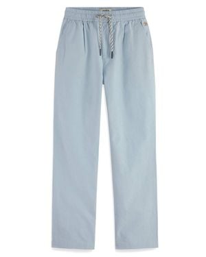 Scotch & Soda Kids' Loose Tapered Leg Drawstring Pants - Blue