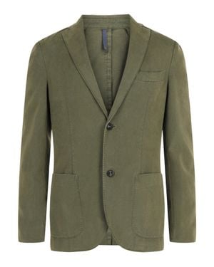 Slowear Monterdoro Single-Breasted Slim Fit Blazer - Green