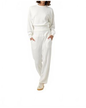 Sundays Vivian Straight Leg Pants - White