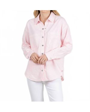 Pistola Elin Fluid Denim Shacket - Pink