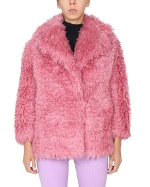 BECAGLI SINCE 1994 Mid-Length Mohair Coat - Pink