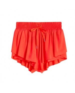 Tractr Girls Butterfly Shorts - Red
