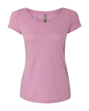 Next Level Triblend Scoop Neck T-Shirt - Purple