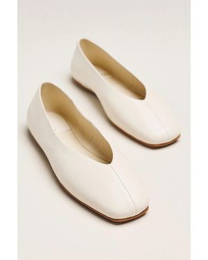 Jeffrey Campbell Fathom Ballet Flats - Natural