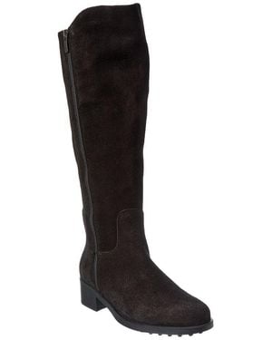 La Canadienne Shayla Suede Boot - Black