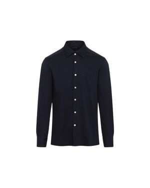 Kiton Nerano Mini Shirt For - Blue