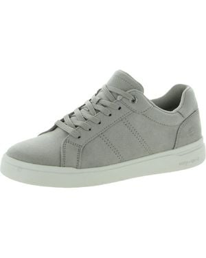 Easy Spirit Faux Suede Lifestyle Casual And Fashion Sneakers - Gray