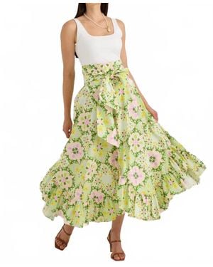 Alivia Dalia Skirt Dress - Green