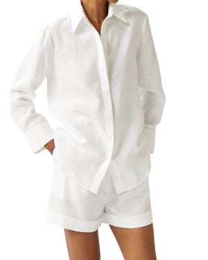Casa Raki Laia Button Down Shirt - White