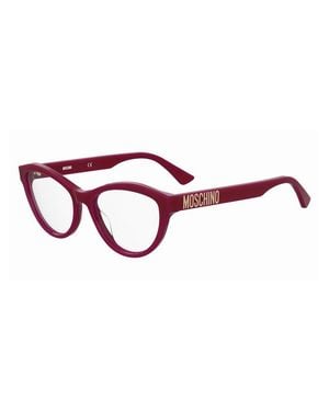 Moschino Eyeglasses Cat Eye Full Rim, Frame And Clear Demo Lenses Lens Mos6230C9A00 - Red