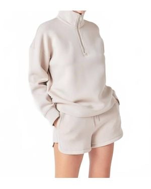 Grey Lab Scuba Shorts - White
